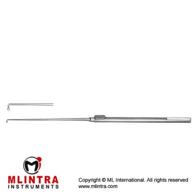 Krayenbuhl Micro Nerve & Vessel Hook Fig. 3 Stainless Steel, 18.5 cm - 7 1/4"
